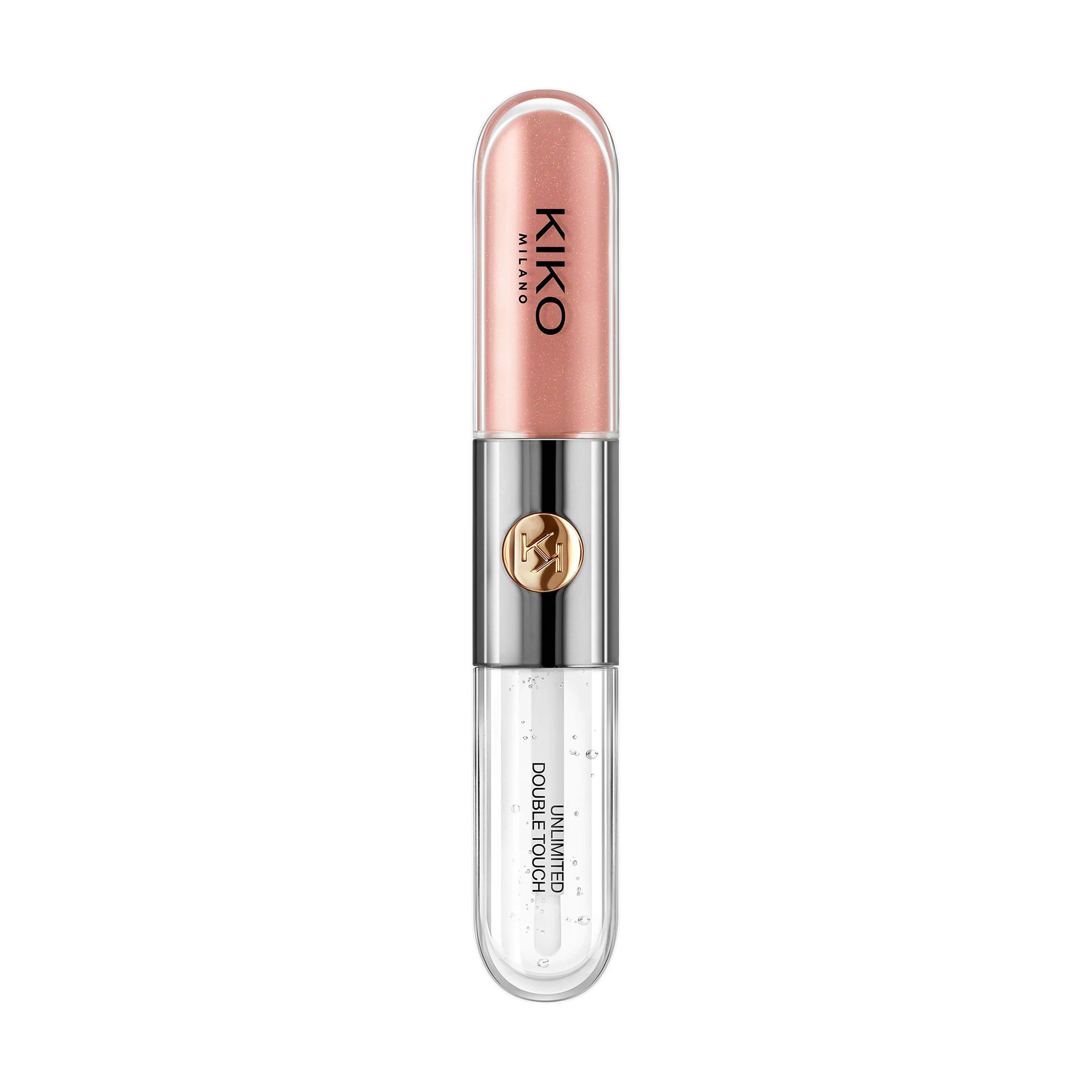 Рідка помада для губ Kiko Milano Unlimited Double Touch 102 Satin Rosy Beige, 6 мл